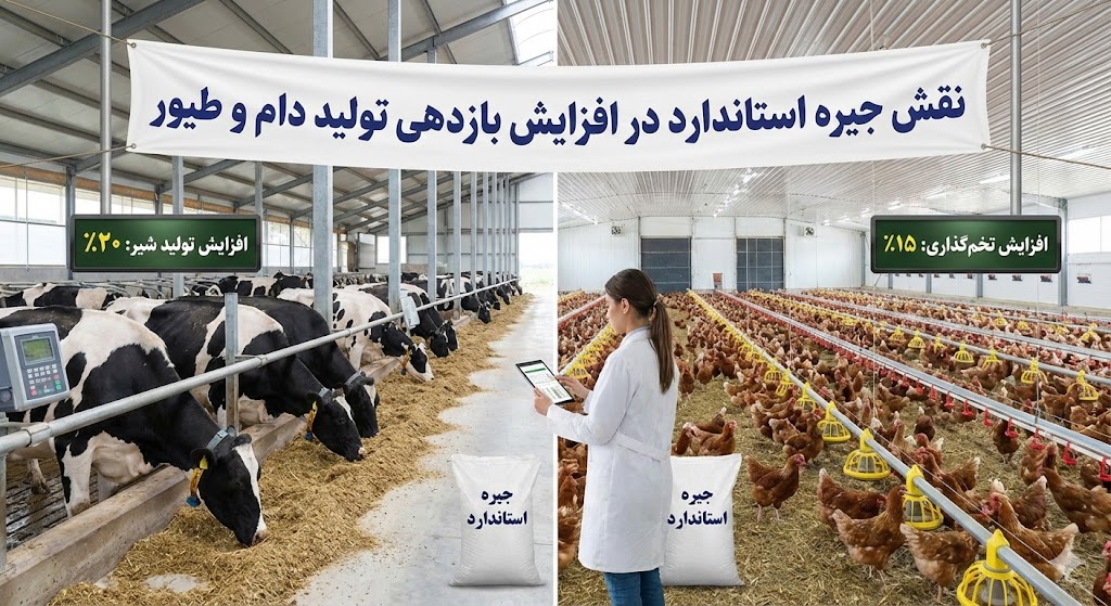 جیره استاندارد دام و طیور